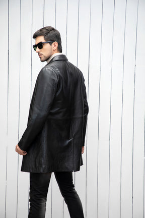 Justanned Long Trench Coat